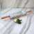 Import Competitive price Fondant cake decorating marble rolling pin with wood handle and base from China
