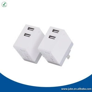 consumer electronics mobile phone accessories dual usb wall charger 2 port 5v 2.1a output