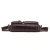 CONTACTS Genuine Leather Waist Bags China Supplier Vintage Crossbody Messenger Pack Mens Waist Bag