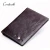 Import Contacts Real Cowhide Leather Zipper Coin Pocket Bifold Male Card Holder Purse Genuine Leather Men Passport Wallet - Brown from China