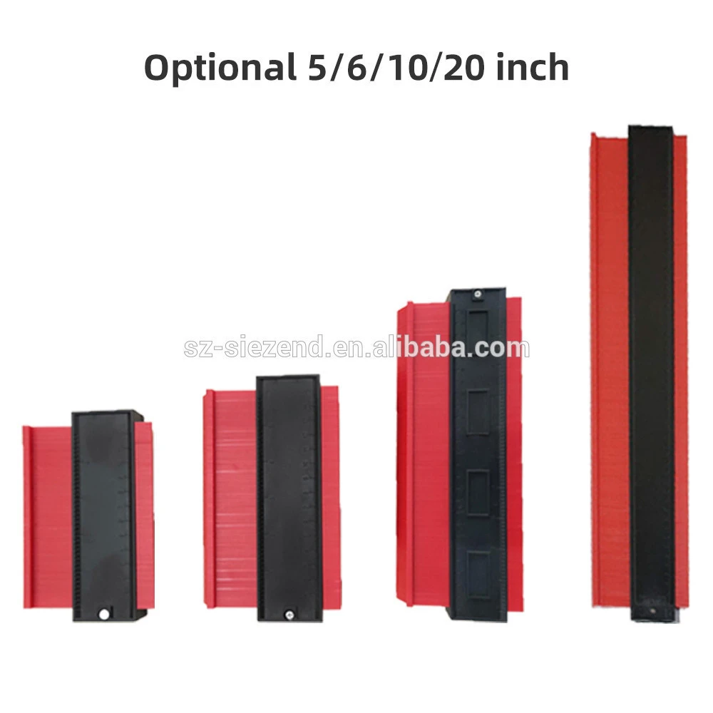 Contour Gauge Plastic Irregular Shapes Measuring Tool Wood Tiling 5/6/10 inch Contour Duplications Profile Gauge