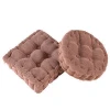 Corn corduroy microfiber tatami office chair seat cushion with buttons