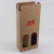 corrugated portable custom paper wine box bottle packaging design
