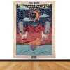 Cotton printed religious aquarius tarot tapestry wall hanging constellation new classical custom tapestry decor