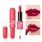 COUO Lipstick  Non-stick Cup  Matte Lip Stick and Lip Gloss 2 in 1 for Beauty Lip