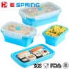 Creative Folding Portable Bento Boxes Microwave Lunch Box Silicone Plastic Fruit Food Collapsible Container China Dinner
