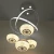 Import Creative Home Decoration Hanging Light RGB Aluminum and Acrylic LED Strip Light from China