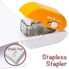 Creative office stationery SS3N1 mini multifunction needleless stapler