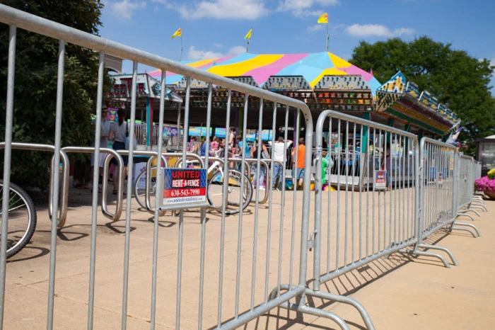 Crowd Control Barriers Fence,  Crowd Control Events Barrier,  Removable Galvanized Crowd Control Barrier
