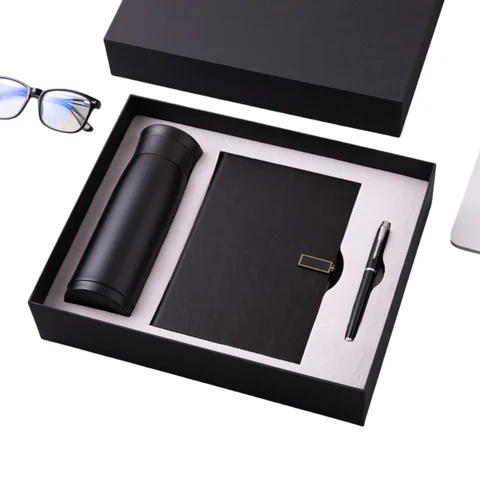 Buy Custom A5 Notebook Business Gift Box Card Holder Journal Box Office ...