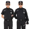 Custom Black Long And Short Sleeves Uniform Police Suit Security Uniform Military Uniforms