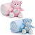 Import Custom Cute Cotton Baby Swaddle Blanket Pretty Plush Soft Pink Teddy Bear Polar Coral Fleece Baby Blanket from China
