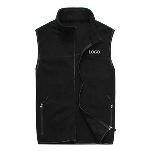 Custom fleece vest waistcoat with cheap price