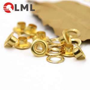 Custom High Quality  Clothing Shoes  Nickel Ring Colored Brass Metal Eyelets