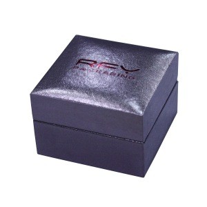 Custom Logo Luxury Gift Display Wedding Jewelry Packaging Velvet Wood Ring Box
