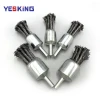 Custom logo pen-shaped twisted stainless wire brush Industrial polishing rust removal wire brush