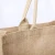 Import Custom logo printing tote bag jute shopping  bag from China