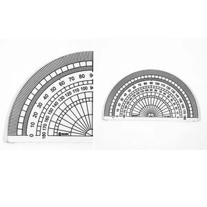 Custom made different types clear acrylic protractor