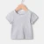 Import Custom O-neck Striped Short Sleeve 100% Oragnic Cotton Baby T Shirt from China
