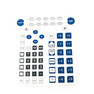 Custom OEM Welcomed Rubber Keyboard, Custom Made Silicone Button Rubber Keypad