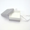 Custom paper  jewelry packaging box with ribbon closure, jewelry box velvet