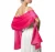 Import Custom plain color satin silk shawl from China