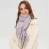 Custom Scarf  Blend 70% Polyester 30% Viscose Fashion cashmere fabric Autumn Winter Scarves for Women