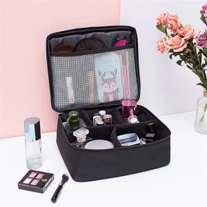 Custom Size High Quality Waterproof Organizer Cosmetic Travel Makeup Pouch Bag For Women