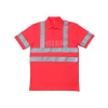 Custom wholesale cheap orange color safety work shirts hi vis workwear polo