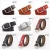 Import Custom Wholesale  Western Vintage Skinny Double Buckle Woman Fashion Pu Leather Belt from China
