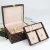 Import Custom Wooden Large Vintage Pu Leather Jewelry Organizer Gift Portable Antique Natural Wood Jewelry Box from China