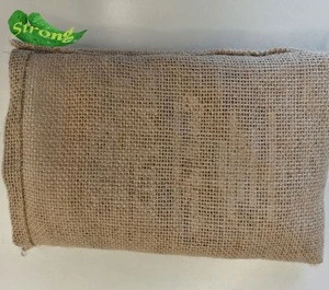 Customize promotional reusable eco friendly jute market tote bag