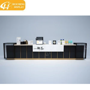 Customize shop checkout counter reception desk bar counter table