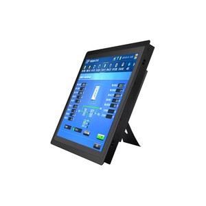 Customized 21.5 inch Industrial Fanless Touch Screen Panel PC computer for Fuel filling station or government office or musum