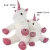 Import Customized different size soft animal toys stuffed unicorn LED doll plush light up toys from China