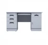 Customized factory steel Stainless desk Modern Design metal desks with drawer Office furniture Steel desk sale