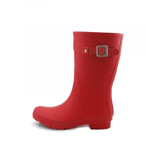 Customized High Quality Foldable Water Proof Rubber Women Wellies Rain Boot