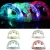 Import Customized Jingle Bell Decorations Light Up Tambourine Shaking Sensory Toy LED Light Tambourines from China
