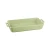 Import Customized Matte Colors Rectangle Ceramic Bakeware Porcelain Bread Tart Loaf Baking Pans with Handles from China