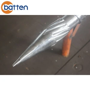 D67 injection moulding machine screw for pvc fitting