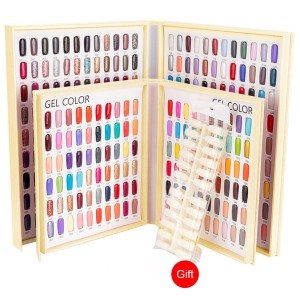 decorating Nail color Display Book 120pcs 216pcs 308pcs plastic nail color chart