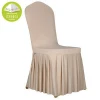 Decorative Ruffled Ruched Wedding Chair Cover