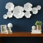 Decorative White Color metal wall art