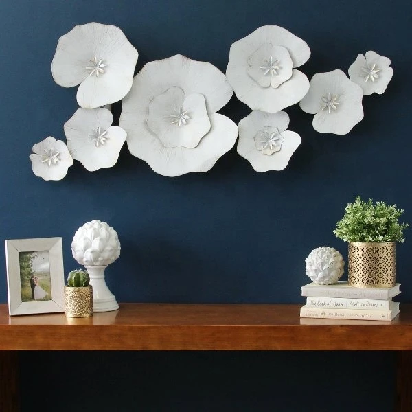Decorative White Color metal wall art
