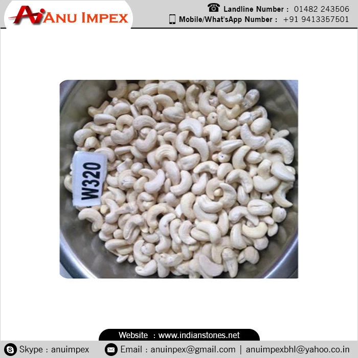 Delicious &amp; Healthy 100% Natural Jumbo Size Tasty Cashew Nut W320 Buy At 15% Discounted Price On Bulk Purchase