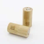 Dental Floss Toothpick Products Custom Logo With Bamboo Tube Holder
