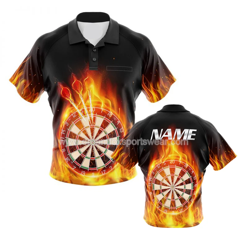 design your own dart jersey shirtscustom sublimated kids youth dart polo shirts button up 100% polyester polo men shirts