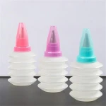 Dessert Decorator Bake DIY Decorating Tool Reusable icing piping bottles nozzle cake cupcake candy cookies decorating tool