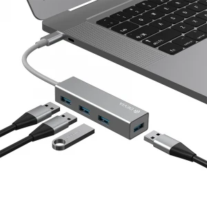 Devia Type C 4 in 1 USB HUB With USB 3.1 Type C to USB 3.0 Adapter