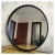 Import Diameter 70cm custom size iron framed mirror wall hanging decoration powder coated Iron from China